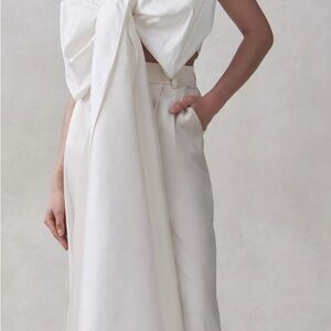 MADELEINE FIG FOR ATHROPOLOGIE WEDDING CATRINE BOW SASH / BOW